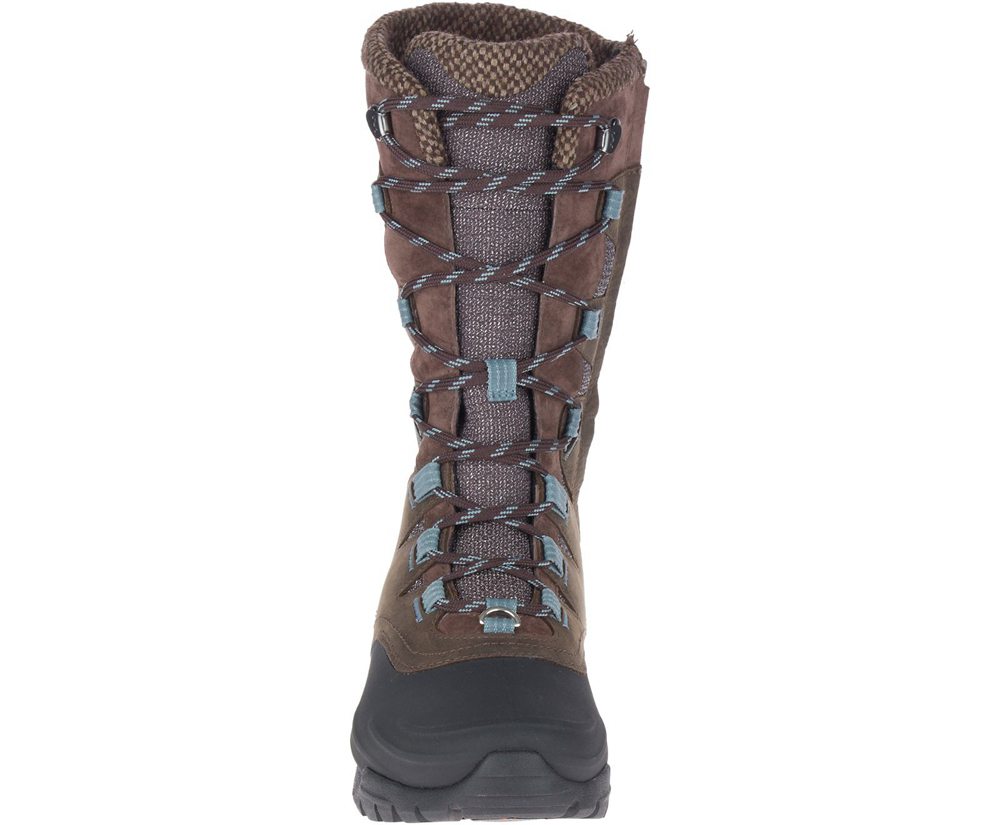 Merrell Støvler Dame - Thermo Aurora 2 Tall Shell Waterproof - Brune - HJB261750